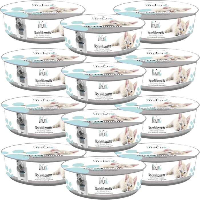 Касети для лотка Littycat Original - 3 шт. (сумісні з контейнерами для видалення котячого туалету)