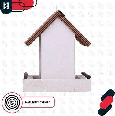 Коттарбау® годівниця для птахів зі стійкою, 310 x 1120 мм + корм 0,5 кг. Годівниця для птахів, вологостійка, для балкона, годівниця-парасолька.