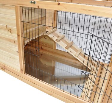 Клітка для хом'яків та морських свинок Nanook XXL, дерев'яна, багаторівнева, 100x50x62 см
