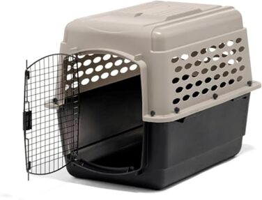 Переноска для собак Beeztees Varikennel №3, 81x57x60 см, бежево-чорна