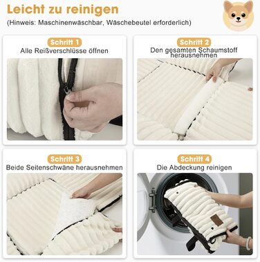 Автомобільне ліжко для собак MIXJOY: комфортне місце на задньому/передньому сидінні, сіре (бежеве)