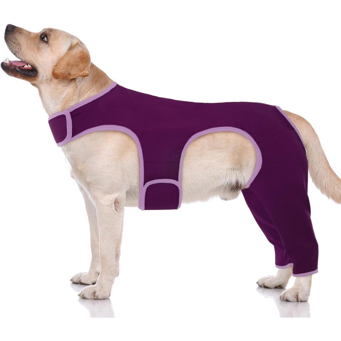 Комбінезон для собак після операції на ногах, захист від витікання, запобігає інфекціям, розмір XL, фіолетовий
