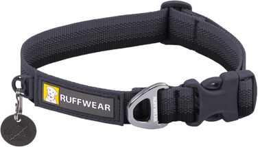 Нашийник для собак Ruffwear Front Range з V-подібним кільцем, регульований, зручний, м'який, для собак, з кільцем для повідка, 14'-20' (Базальтовий сірий, 20'-26')