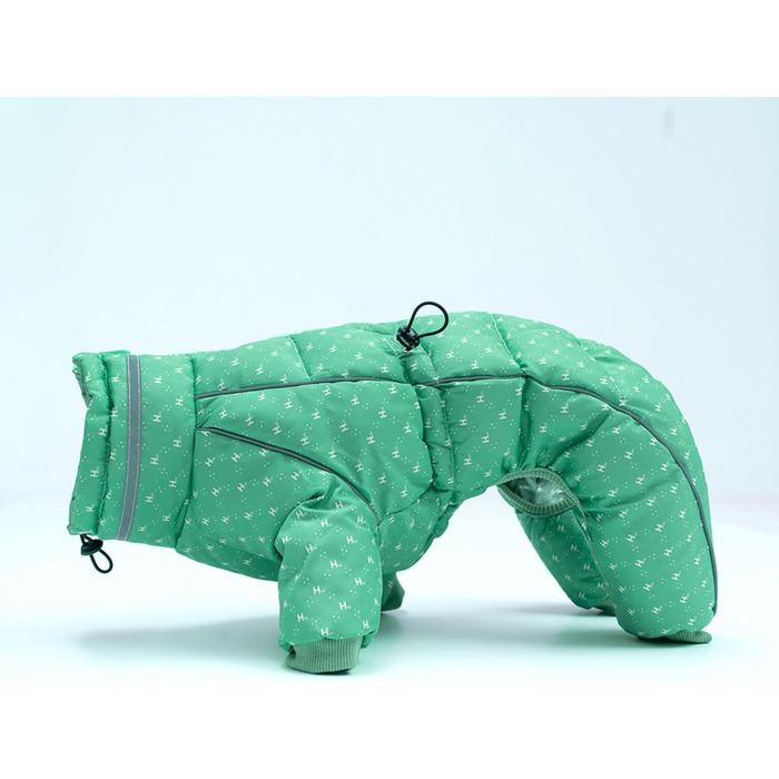 Зимовий теплий накид для собак з отвором для повірця, вітрозахисний, для маленьких, середніх та великих собак (C804, жовтий, L)