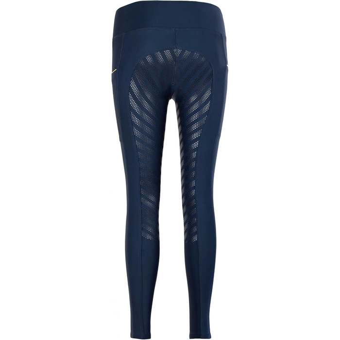 Легінси для верхової їзди Lazura Fenja | Повний силіконовий наповнювач | Рідзани з 2 кишенями для телефону | Легінси для верхової їзди Navy, розмір 36/38