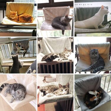 Кішка/Собака, тепле ліжко для батареї опалення, міцний металевий каркас, до 5 кг, сірий колір