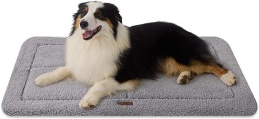 Килимок для собак Joydeco 104x71 см - двосторонній, з флісу, для переносок та кліток. Підходить для великих, середніх та маленьких собак - сірий