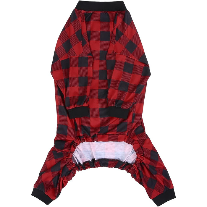 Піжама для собак HDE, комплект, теплий, для собак M-3XL, в клітинку, XL