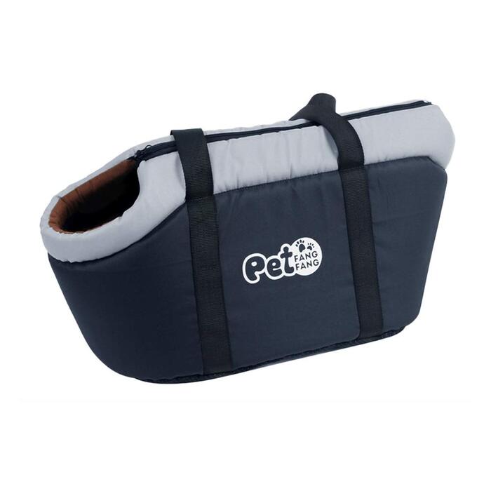 Сумка-переноска для собак, котів, дрібних тварин DLZFUDTY. Чорний колір, розмір L. Ідеально для прогулянок та подорожей.