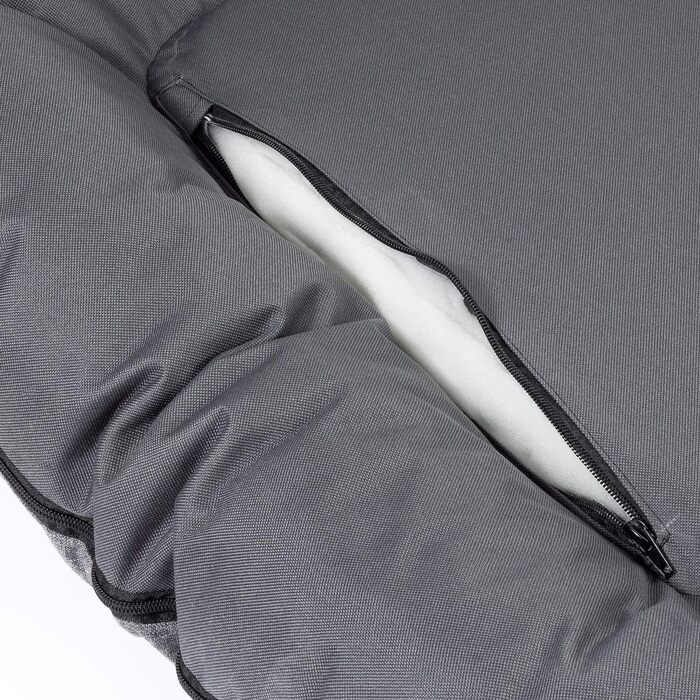 Водонепроникне лежанка для собак, лежанка-матрац з Codura, сіра, розмір M (80 x 65 см) | Для дому та вулиці | Лежанка для середніх собак