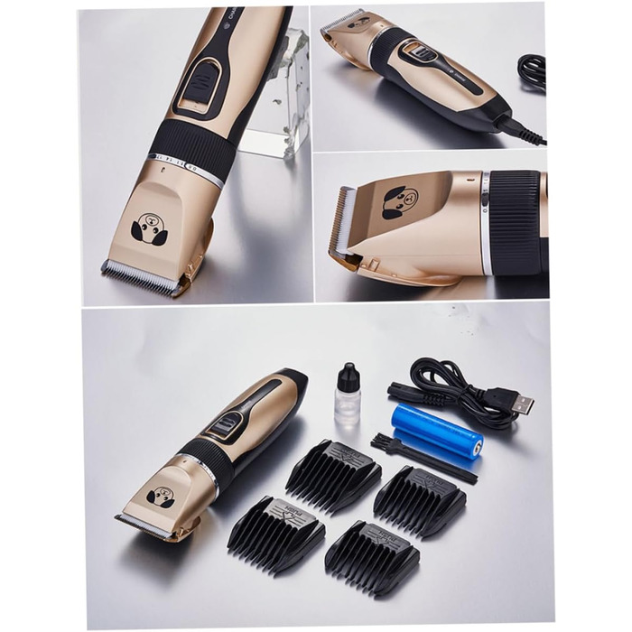 Машинка для стрижки шерсті собак UKCOCO з керамічним лезом - тиха, потужна, для безпечного грумінгу