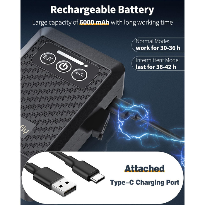 Pawfly акумуляторний аератор для акваріума 20-500 л, USB, тиха портативна повітряна помпа для риб, живої наживки, для риболовлі та аварійного живлення