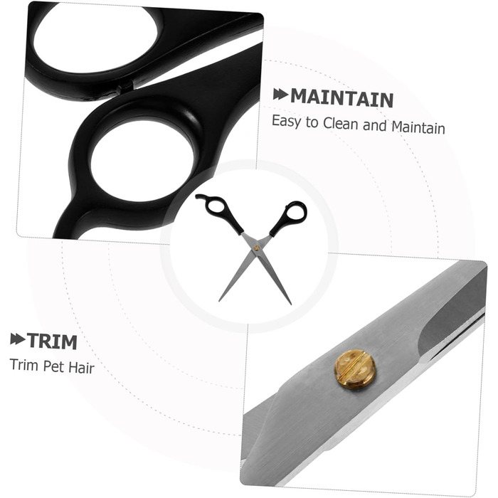 Набір професійних ножиць для грумінгу домашніх тварин KOMBIUDA (5 шт.) з ергономічними ручками