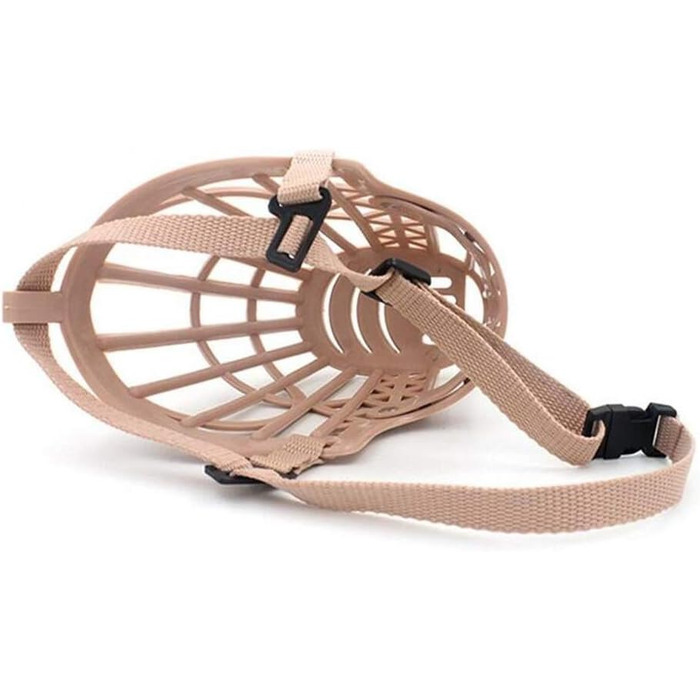 Набір масок-намордників для собак Beikalone (7 шт.), пластик, анти-гризун, регульовані, дихаючі, зручні