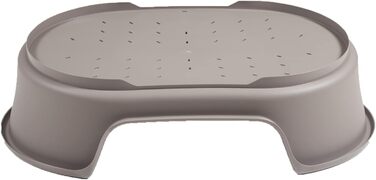 Ліжко Nobby Cosy-Air сірого кольору з пластику, 45 см