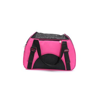 Рюкзак-переноска для собак та котів DOITOOL, рожевий, для подорожей та активного відпочинку