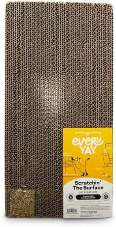 Картонні змінні панелі для котячого дряпача EveryYay Scratchin' The Surface, подвійна ширина, 45,7×22,9×4,4 см, 2 шт, розмір M, Petco