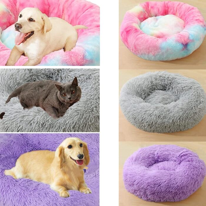 Ортопедичне ліжко для собак, велике, кругле, Anti-Stress, 100 см