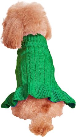 Теплий зручний светр для собак, розмір M, акрил, з коміром-горловиною, для собак маленьких та великих порід, 5,9–7,3 кг