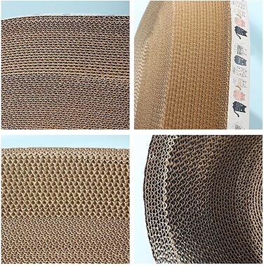 Кігтеточки для котів Rund: овальні, чашеподібні, з картону, S, M