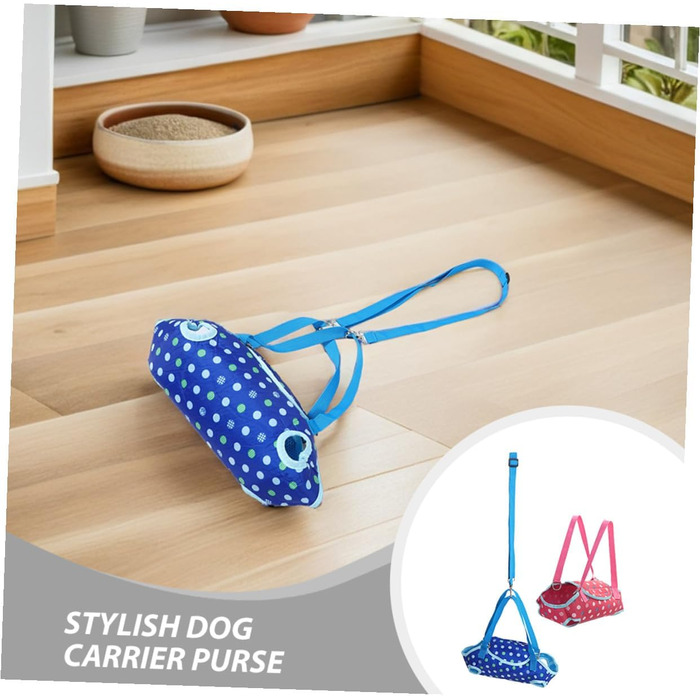 Переноска для собак ERINGOGO - 2 шт. Дихаюча переноска для маленьких тварин, регульована сумка для вигулу та подорожей