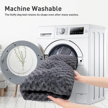 Крісло-ліжко для собак середніх порід, м'яке, неслизьке, сірого кольору, 76x52 см