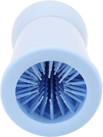 Автоматичний мийник лап для собак Asixxsix, перезаряджуваний, портативний, з м'якою силіконовою щіткою, електричний, для дому та подорожей, блакитний