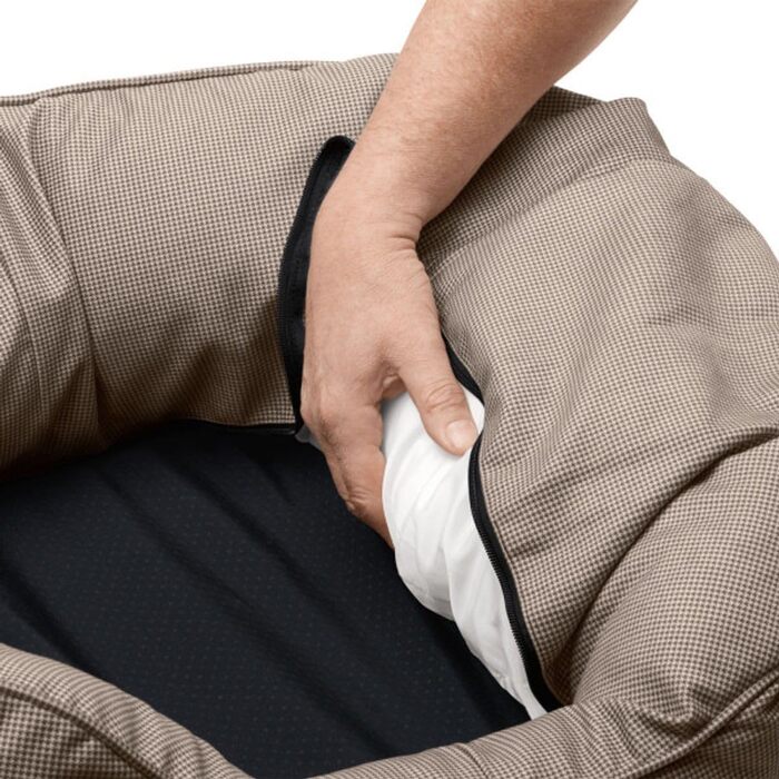 Софа для собак HUNTER Lancaster L, коричнева, 80 x 60 см