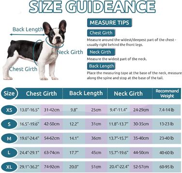 Теплий флісовий жилет для собак Пузаукал: зручний одяг для маленьких та середніх собак, жилетка для собак, тепла сорочка для собак, жилет для котів та собак, колір Павич