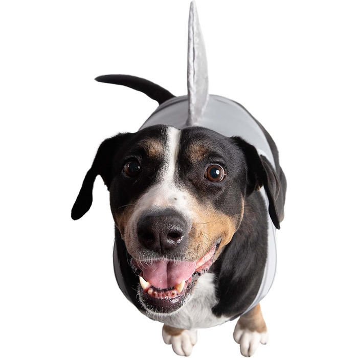 Костюм акули для собак Pet Krewe | Вечірній костюм для собак, святкування дня народження, національного дня котів, Хелловін | Для маленьких та великих собак