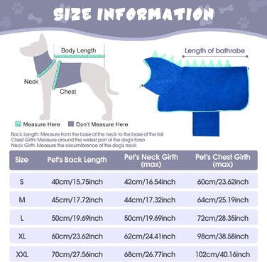 Рушник для собак з мікрофібри, швидковисихаючий, регульований, надпоглинутий, для середніх та великих собак, легко одягається (Сіро-зелений, XXL)