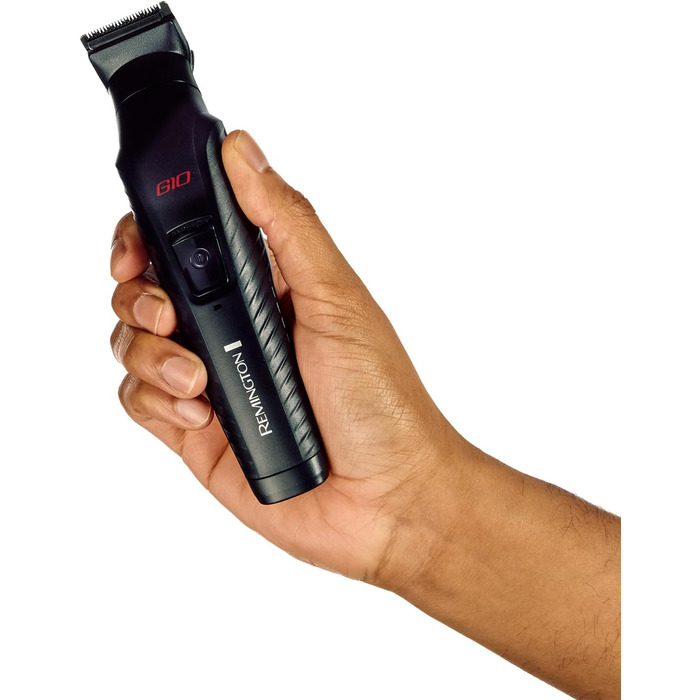 Мультитриммер Remington G10 PG2100: 10-в-1 для волосся, бороди, вусів та носа. Самозагострювані леза, акумуляторний