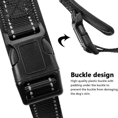 Брелок для собак з блискітками, м'якими діамантами, світловідбиваючими елементами, для хлопчиків та дівчаток, Roa, розміри S, M, L, чорний