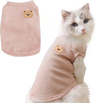 Футболка для котів Sphynx (3 шт.) - Рожева, Розмір S (0.9-1.8 кг) - Дихаюча, Еластична, Літо/Зима