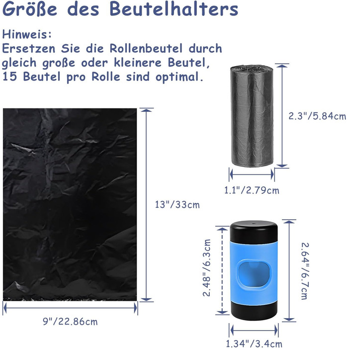 Висувна поводок для собак VTOPVMAX - для середніх та великих собак до 50 кг | Міцний поводок з безпечним кабелем, дозатор для відходів та гальмо однією рукою (Білий) Білий (8 м, Синій)