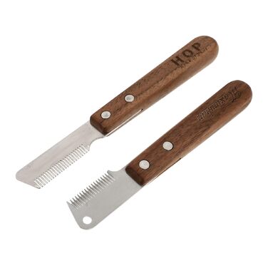 Набір щіток для грумінгу собак та котів Minkissy 2 шт. для видалення підшерстка, нержавіюча сталь, ергономічний дизайн