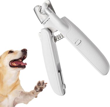 Набір для стрижки кігтів тварин з підсвічуванням LED | Тример для кігтів цуценят, котів та собак | Догляд вдома, у подорожах, на природі