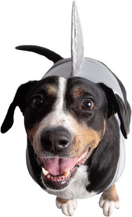 Костюм акули для собак Pet Krewe | Вечірній костюм для собак, святкування дня народження, національного дня котів, Хелловін | Для маленьких та великих собак