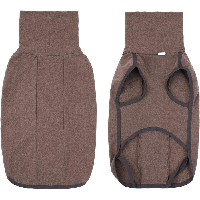 Теплий собачий светр Heywean з флісу для маленьких та середніх собак. Зручний зимовий одяг для дому та прогулянок. Колір: коричневий.