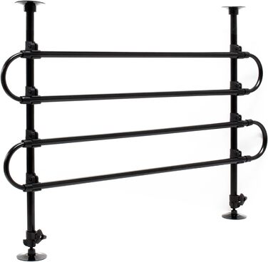 Автомобільна перегородка для собак Wiltec, регульована висота 72-136 см, ширина 118-128,5 см, універсальна для багажника