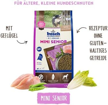 Сухий корм для собак старшого віку Bosch HPC Maxi Senior, птиця та рис, 12.5 кг