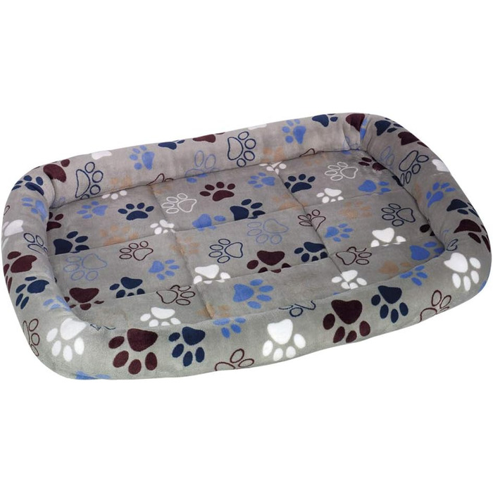 Ноббі мат з бортиком овальний Classic Lissi світло-сірий 68 x 48 x 8 см, світло-сірий