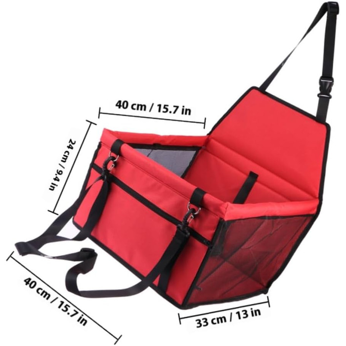 Автомобільна переноска для собак та котів Mobestech Netz-hundetasche: дихаюча, безпечна, з регульованою шлейкою