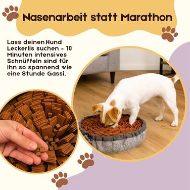 Килимок-нірка для собак: інтелектуальна іграшка та засіб для зайнятості, миючий, нековзний, регульований розмір. Іграшка для собак з мішечком для ласощів та екологічною упаковкою