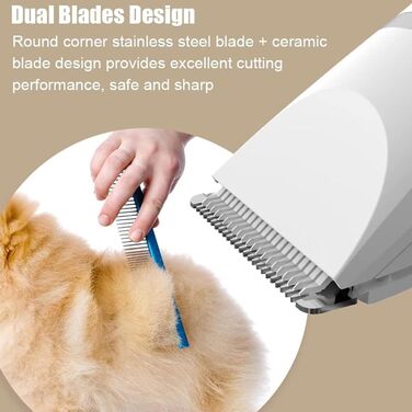 Мультитрим Pro від Dr Pfoten: професійна 4-в-1 машинка для стрижки собак та котів. Тиха машинка для грумінгу, триммер для догляду за лапами.