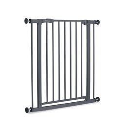 Захисне ворота для дітей Hauck Clear Step Autoclose 2, темно-сірий - самозакривне, без свердління, ширина 75-80 см, висота 77 см