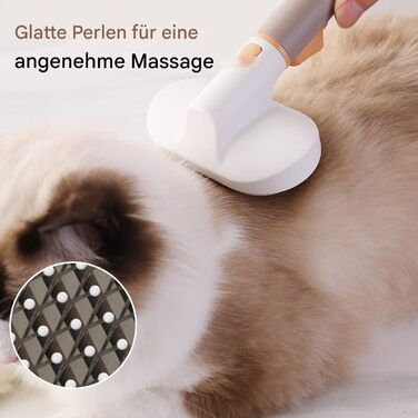 Щітка для догляду за шерстю собак та котів | Триголова гребінець для догляду, аксесуар | Для короткої та довгої шерсті, видалення підшерстка вдома, в квартирі, офісі