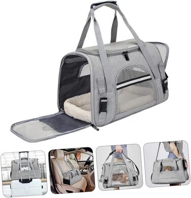 Шкіряний рюкзак-переноска для котів та собак SHINEOFI: дихаючий, з регульованим ременем, для подорожей та активного відпочинку