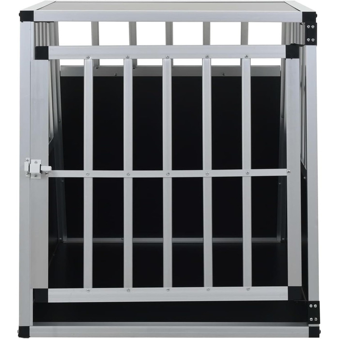 Транспортна переноска для собак Gecheer, складана переноска XXL для великих собак, алюміній та MDF, 65 x 91 x 69,5 см, для безпечного транспортування в автомобілі