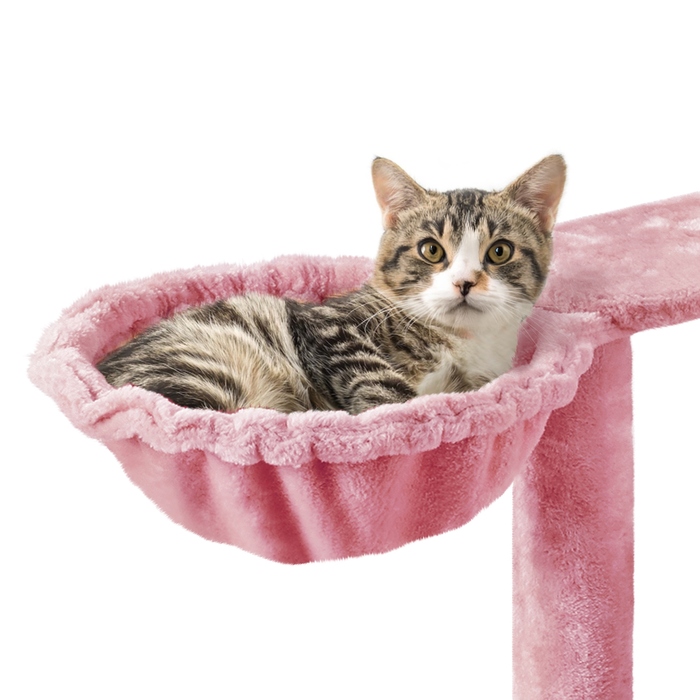 Високий когтеточка-вежа для котів Yaheetech, 101 - 160 см